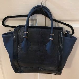 Carlos Santana Fantastic Bag! Dark Blue NWOT Croc